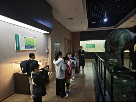 达州博物馆开展“穿越白垩纪——探秘恐龙化石”社教活动